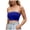 Blue, variant on DXOUPM Women Comfortable Strapless Bra Women Seamless Basic Bandeau Blue S