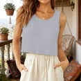 thumbnail image 2 of Sleeveless Tank Top Womens Summer Camisole Lightweight Daily Wear, 2 of 6