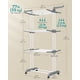 thumbnail image 5 of SONGMICS Tendedero, Tendedero Plegable de 4 Niveles, Asas Plegables, con Ruedas, 63.5 x 128 x 173 cm, Interior y Exterior, Blanco, 5 of 5