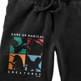 thumbnail image 5 of Harry Potter Care Of Magical Creatures Youth Black Lounge Shorts-Small, 5 of 5