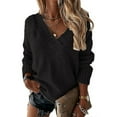 thumbnail image 1 of Pull-Over Chaud à Manches Longues Ajusté pour Femme, 1 of 2