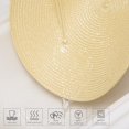 thumbnail image 3 of Round Braided Placemats 15 Inch Round Table Mats for Dining Tables Natural Woven Heat Resistant Place mats Set of 4 (Beige,4), 3 of 12