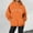 Orange, variant on XINXIAOO Women's Sweatshirts Hoodies Long Sleeve Hoodie Womens Pullover Hoodie Cozy Sweatshirts for Women Black Crewneck Sweatshirt Fall Outfits Women Streetwear
