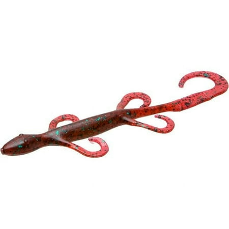 6 in. Lizard Bait in Red Bug - Pack of 9