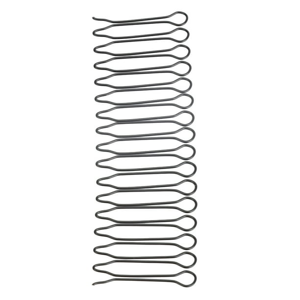 Peine Ondulado de Cabello de Metal, Peinador Anti -Slip Peine Seguridad Multifuncióa Elástica 11pcs Para Yoga