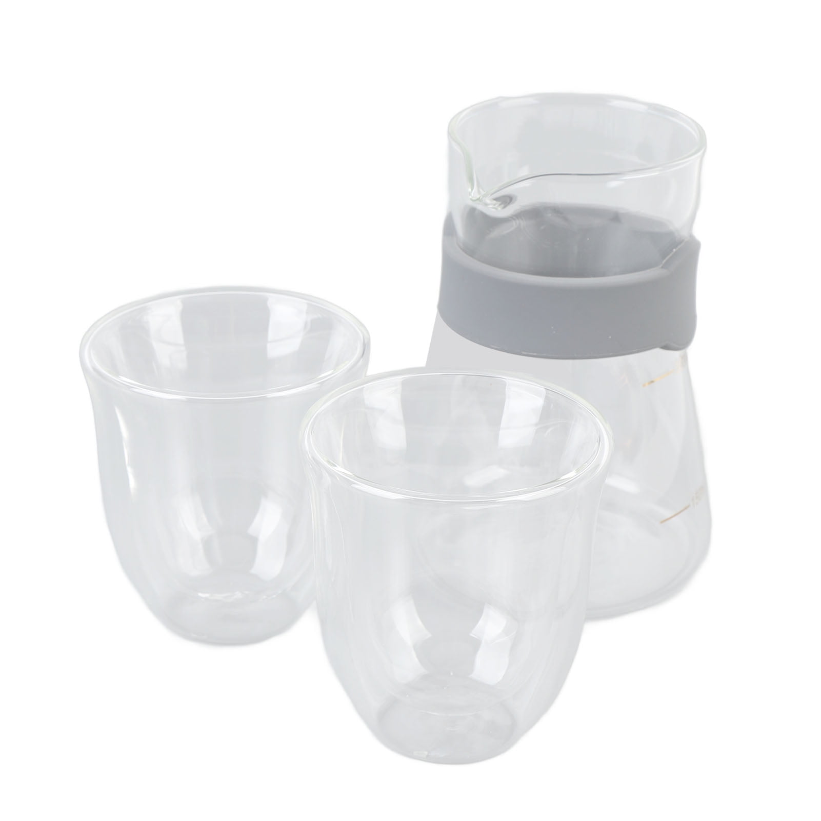 Glass Coffee Pot, Transparent Glass Coffeemaker Set  for Home