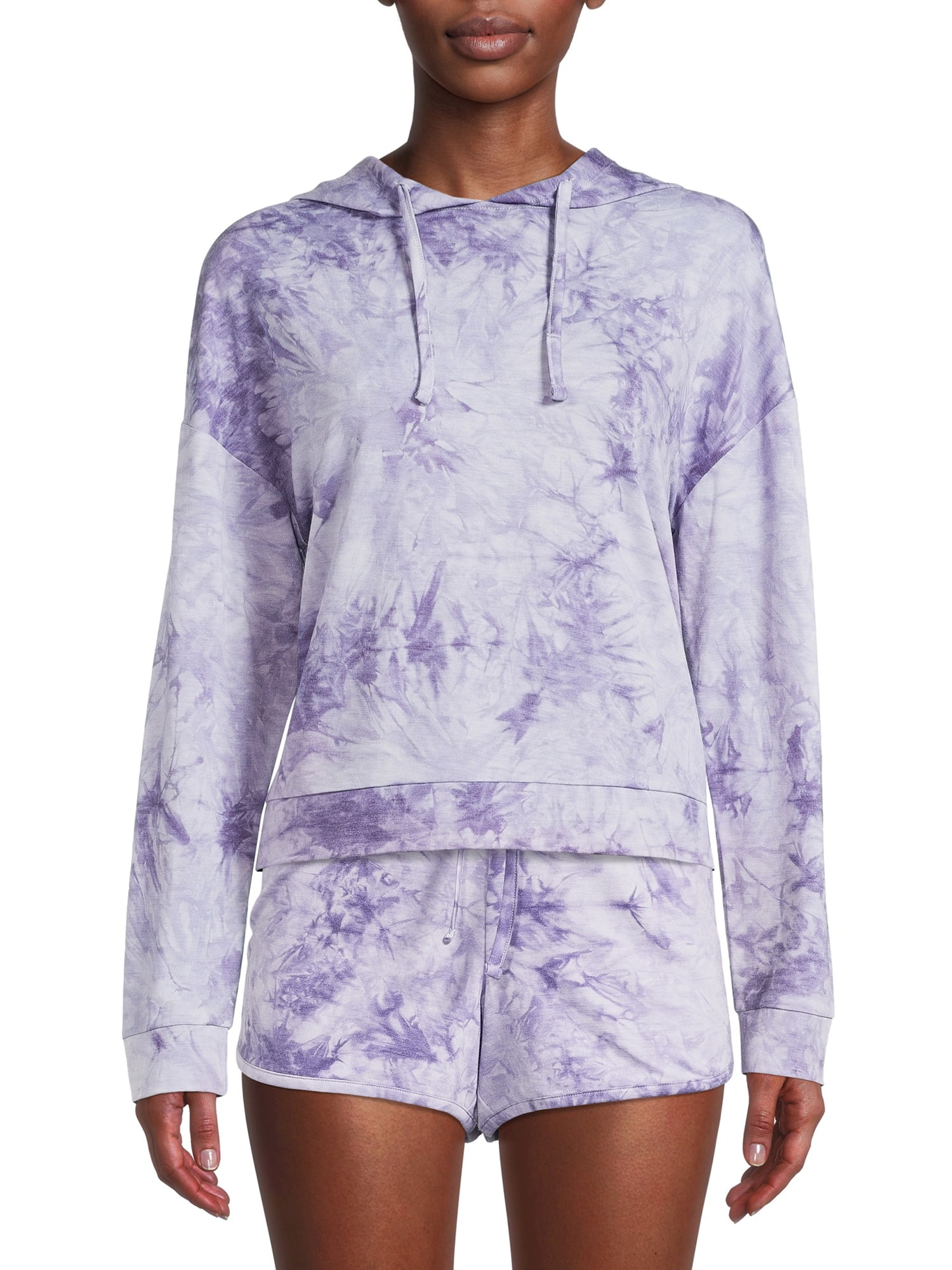 athletic cropped hoodie