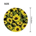 thumbnail image 3 of Disketp Sunflowers In Vintage Small Mouse Pad 7.9x7.9 Inches,Washable Round Mousepad For Office Laptop Computer,Non-Slip Rubber Base Mouse Pads For Wireless Mouse, 3 of 9
