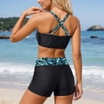 thumbnail image 5 of HUAXUN Tankini Tops for Women Swimwear Cute Swimsuit Tummy Control Swimsuits for Women Trim Tankini Top with Bottom 3036 3 Piece Swimsuit for Women, 5 of 7