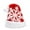 Red, variant on Odeerbi Christmas Hat for Women Winter Knitted Snowflake Party Show Hat Gray