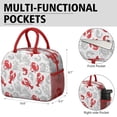 thumbnail image 6 of Lunch Bag Lunch Box for Women Reusable Insulated Lunch Bags,Water-Resistant Seafood Lobster Crab and Prawn Cooler Lunch Tote Bag, Large Capacity for Work Travel Picnic, 6 of 6
