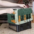 thumbnail image 5 of HELLHERO Cat Print Toaster Cover 4 Slice Universal, Anti Fingerprint Toaster Protector with Top Handle and Adjustable Drawstring, Oven Cover Durable, 5 of 8