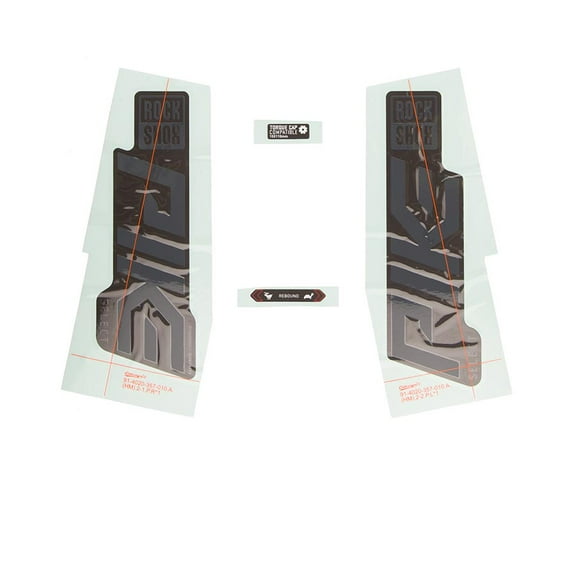 RockShox Decal Kit for Pike SEL Grey/Black, 11.4018.105.005