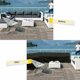 thumbnail image 3 of Protector de muebles de exterior, funda resistente para sofá, funda impermeable para patio, protección contra todo tipo de clima para terraza, césped y patio trasero, 100" de largo (en cada lado),, 3 of 5