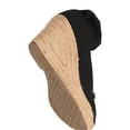 thumbnail image 3 of Alpargata Cerrada De Plataforma Platonia Con Yute Y Listón Para Mujer Color negro JADE-02-NEGRO, 3 of 6
