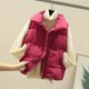 thumbnail image 2 of Chaquetas para mujer, chaleco de bolsillo, chaqueta corta, invierno, sin mangas, cuello vuelto, cremallera, prendas de vestir exteriores sólidas Odeerbi ODB-3, 2 of 3