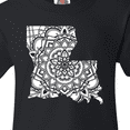 thumbnail image 4 of Inktastic Louisiana Silhouette Mandala Youth T-Shirt, 4 of 5