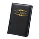 thumbnail image 1 of Yuarrent Álbum de monedas de cuero con 120 bolsillos, coleccionista de billetes, organizador de colección de libros de recortes, Almacenamiento y organización del hogar Flor negra, 1 of 6
