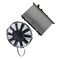 thumbnail image 2 of CCIYU 1Pc Radiator Cooling Fan and 1Pc Radiator Component Replacement Applicable for 2001-2006 for Kia Optima Magentis, 2 of 5