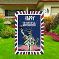 thumbnail image 4 of Double Sided Premium Garden Flag, July 4th Independence Day USA American Patriotic Memorial Garden Flags for Home Decor - Weather Resistant & Double Stitched Yard Flags - 12 x 18Inch, 4 of 6