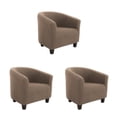 thumbnail image 4 of ziyahi Chair Covers For Armchairs Stylish And Practical Any Home Wide Application khaki 3Set, 4 of 6