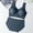 Dark Blue, variant on Women'S Nylon,Spandex Black Chemical Fiber Underwear Womens No Steel Ring French Womens Front Close Bra T Back Seamless Unlined Bra For Large Bust