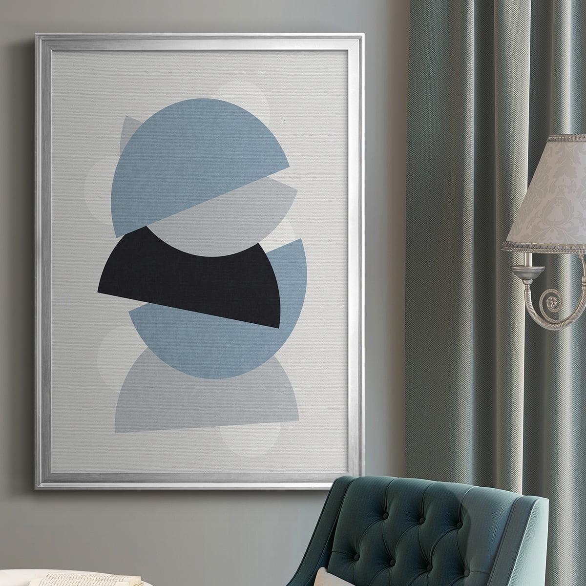 Shapely Blues I Premium Classic Framed Print - Ready to Hang
