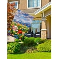 thumbnail image 5 of Oil Painting Colorful Wildflowers Spring Floral Flowers House Flag 28 x 40 Inch, Double Sided Outdoor Decorative Welcome Yard Flags for Home House Lawn Patio, 5 of 5