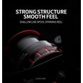 thumbnail image 4 of Fishing Reel LS2000-3000 Spinning Reel 5.0:1 Metal Spool Body Rocker Saltwater 5KG Max Drag Fishing Accessories ,Rigid Aluminum Skeletal Frame, 4 of 7