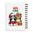 thumbnail image 2 of Santa is Coming Cavalier King Charles Spaniel Merry Christmas Xmas Truck Tree Spiral Bound Journal Dog Lover Gifts 5x7in Spiral Notebook - 02023, 2 of 5