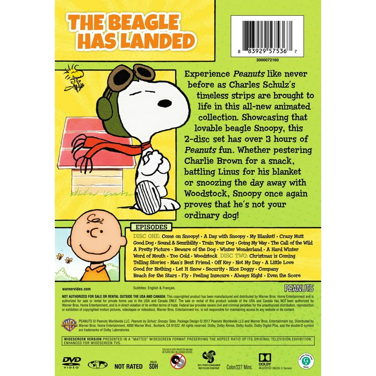 SDS Peanuts by Schulz Snoopy Tales DVD Animated Family Comedy