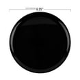 thumbnail image 3 of Smarty 6.25" Black Flat Round Disposable Plastic Pastry Plates 120ct, 3 of 6
