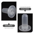 thumbnail image 3 of BRIGHTFUFU Bird Water Dispenser With Stable Base Plastic Transparent 1Pcs, 3 of 8