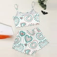 thumbnail image 4 of asddcavvf Ensembles de Pyjama pour Femmes 2 Pcs Débardeur Sans Manches Imprimé Saint-Valentin, 4 of 4