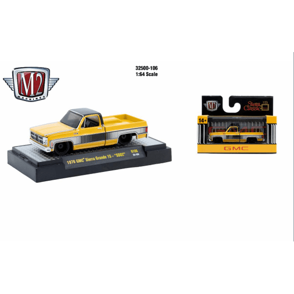 M2 Machines Autothentics Rel 106 1:64 1976 Gmc Sierra Grande 15