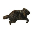 thumbnail image 1 of Figura de maceta para abrazar, estatua de animal de jardín, adorno de césped, colección colgante hámster, 1 of 8