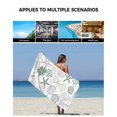 thumbnail image 5 of Sage Green Coastal Towel Set of 3, Soft Microfiber Bath Towels, Hand Towel, Washcloths, Summer Beach Starfish Coral Nautical Quick-Dry Absorbent Towels for Bathroom Kitchen Hotel Beach Gym Spa, 5 of 7