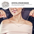 thumbnail image 4 of 30pcs Loose Spacer Beads Crystal Rhinestones Spacer Beads for Jewelry Making, 4 of 9