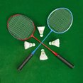thumbnail image 4 of 2 Player Badminton Racket Set Indoor Outdoor Sports Students Children Practice Badminton Racquet with Cover Bag, 4 of 7