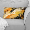thumbnail image 2 of Designart "Yellow And Black Painterly Cheetah Print I" Animal Print Printed Throw Pillow, 2 of 5