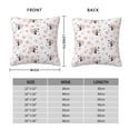 thumbnail image 2 of Yiaed Heart Panda Print Pillow Covers Super Soft Decorative Square Throw Pillow Covers Case Cushion Covers for Sofa Couch Bedroom Car Decor（No pillow core）-24"x24", 2 of 7