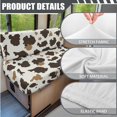 thumbnail image 5 of SCRAWLGOD Cow Print Stretch RV Dinette Cushions Covers Universal 2 Piece Set RV Dinette Booth Seat Slipcover Replacement Non Slip Camper Booth Cushion Slipcover, 5 of 8