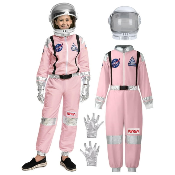 Disfraz de astronauta Spooktacular Creations rosa para niños