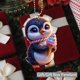 thumbnail image 4 of Colgante de Acrílico Plano para Espejo Retrovisor de Coche con Forma de Pingüino Helado para Árbol de Navidad, 4 of 5