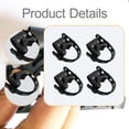 thumbnail image 6 of 4 Pieces Bike Rack Straps Bicycle Cradle Strap Wheel Stabilizer Adjustable Rubber for Car Mounts, 6 of 7