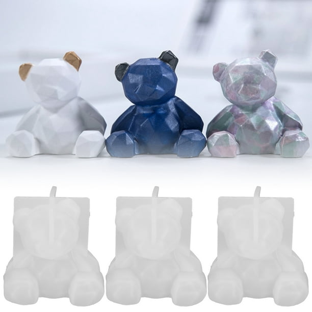 Resin Teddy Bear Mold Silicone  Silicone Molds 3d Teddy Bears