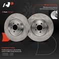 thumbnail image 4 of A-Premium 13.98 inch (355mm) Front Vented Disc Brake Rotors + Ceramic Pads Kit Compatible with Select Jaguar Model - XF 2010-2015 XJ 2011-2018 F-Type 2018-2021 XK 2012-2015 XKR 2007-2009 6-PC Set, 4 of 5