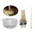 thumbnail image 4 of Juego de Matcha japonés, accesorios multiusos con cuenco de cristal hecho a mano con soporte, herramientas profesionales, 500ml para Macarena batidor de matcha, 4 of 8