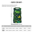 thumbnail image 4 of Naloa Dinosaurs and Flowers Basketball Jersey Reversible Men's Mesh Athletic Sports Shirts Training Practice S-4XLXX-Large, 4 of 6