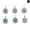Green Aventurine, variant on 10pcs Quartz Agate Gem stone Mer-Ka-Ba Pendants Prism Magic Reiki Healing Amulet-Opal